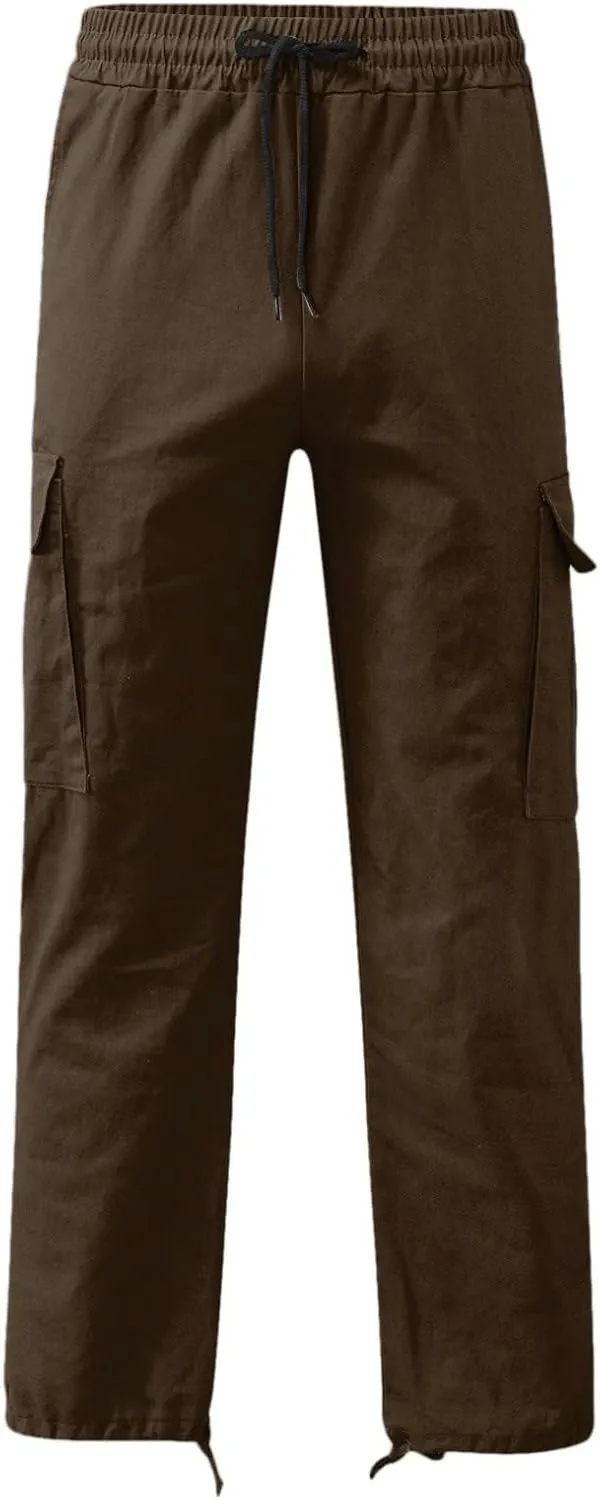 Cargo Sweatpants for Men Mens Lounge Pants with Pockets Men's Joggers Sweatpants Gym Training Workout Pants Slim Fit