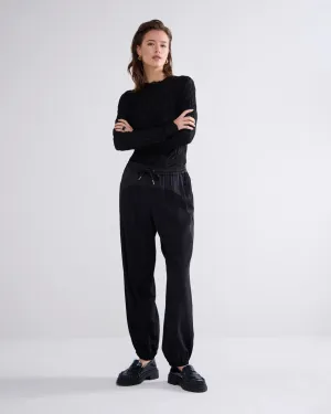 Crepe Trouser in Black