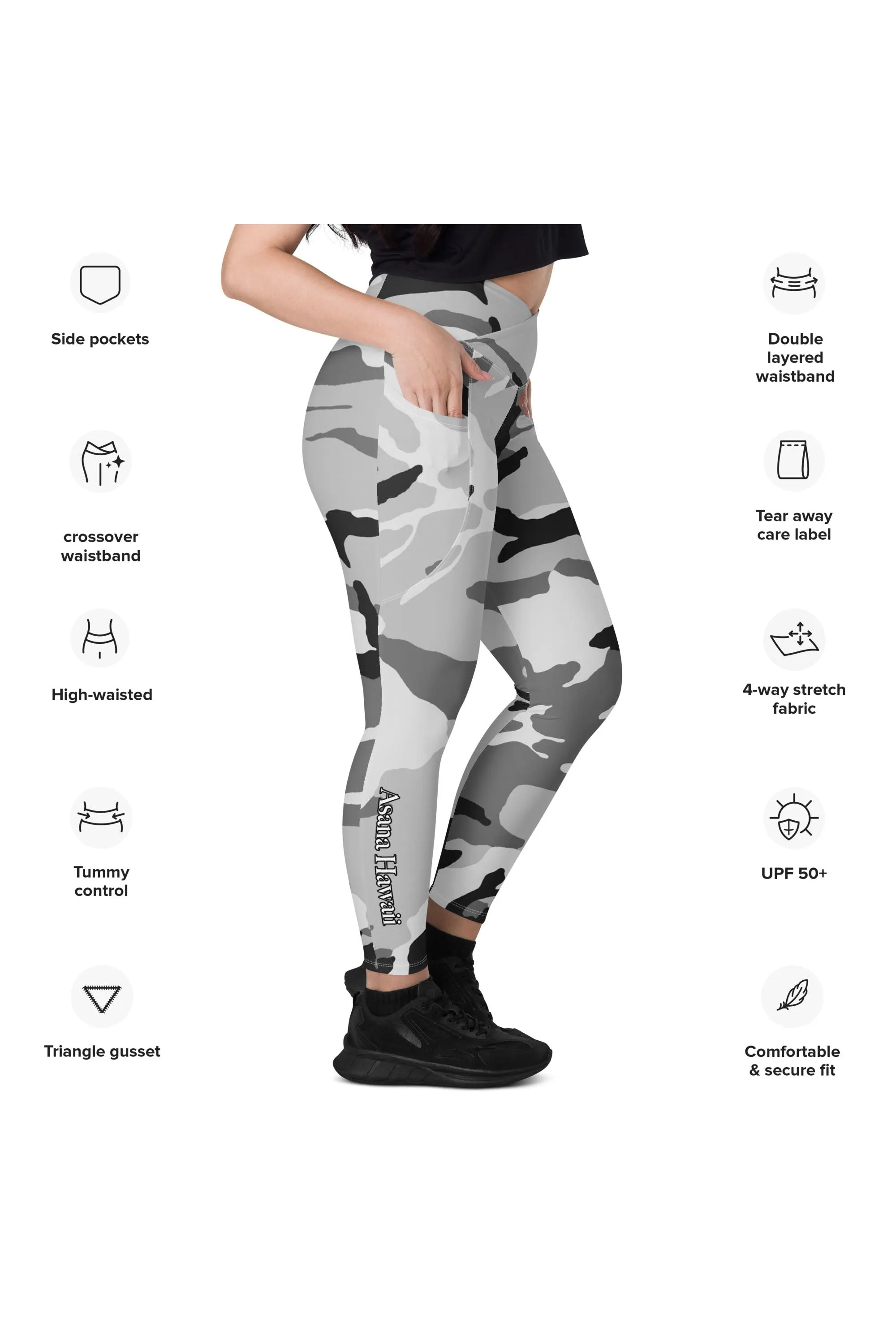 Ka'ala Crossover Pocket Leggings