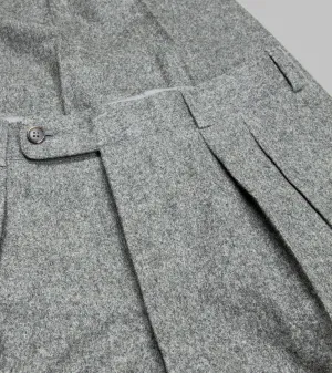 Made-to-Order Winston Trousers Flannel Gray