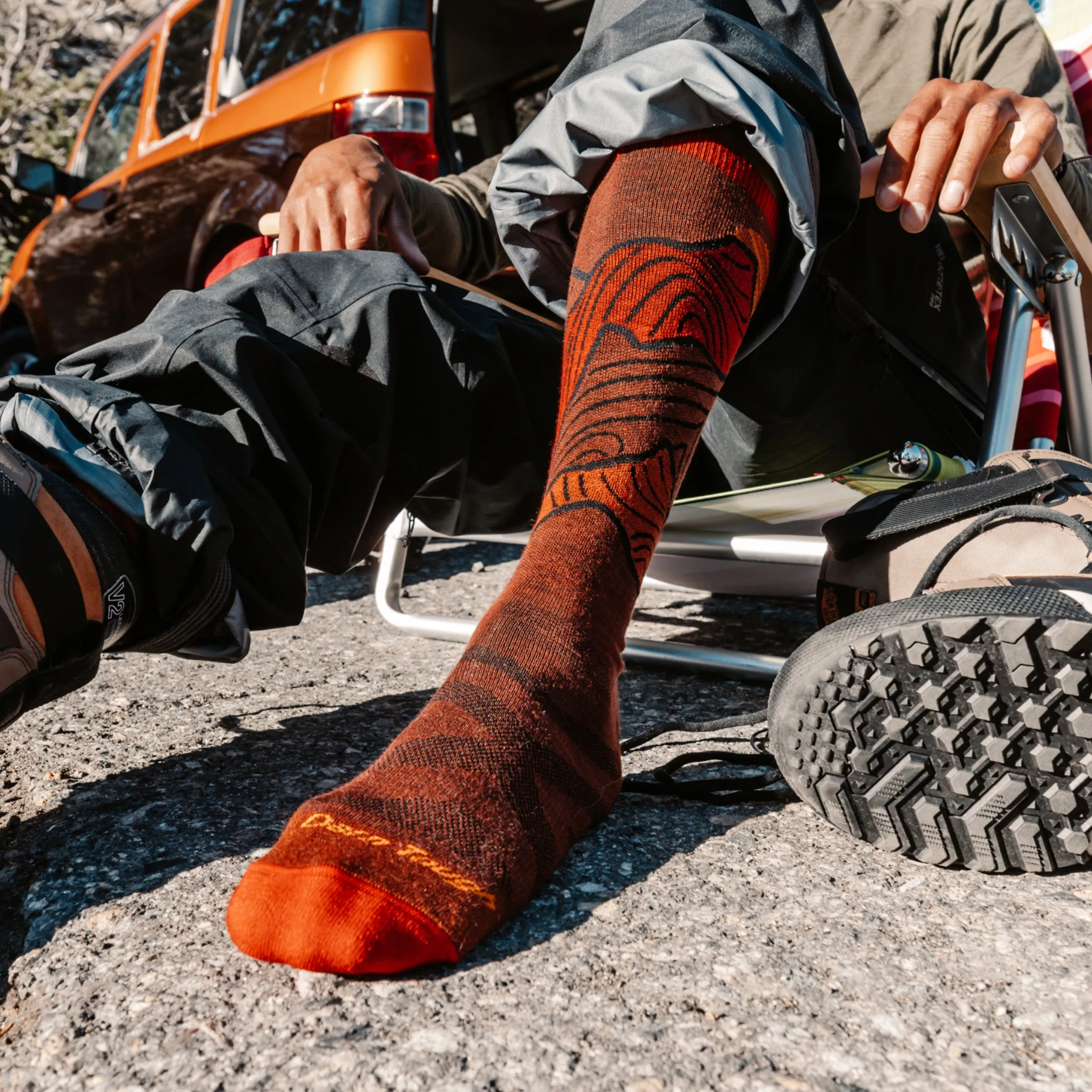 Men's Titan Over-the-Calf  Lightweight Ski & Snowboard Sock