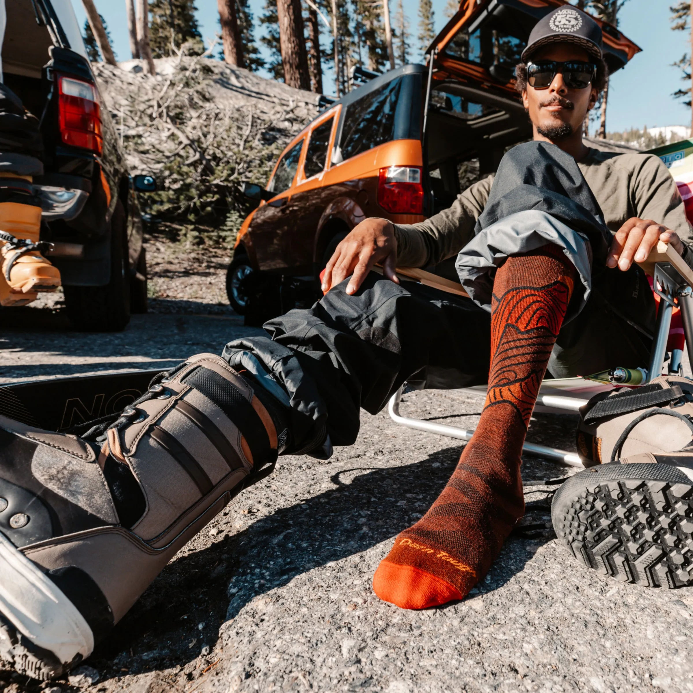 Men's Titan Over-the-Calf  Lightweight Ski & Snowboard Sock