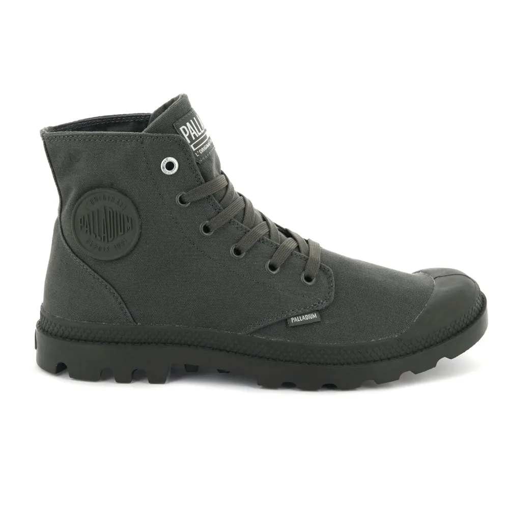 Mono Chrome Ankle Boots - Olive