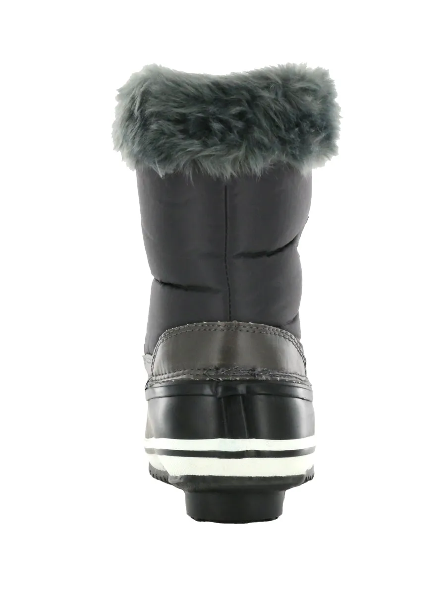 Nord Trail Women's Grace Charcoal 200g Thinsulate® Insulation Short Shaft Winter Snow Boot