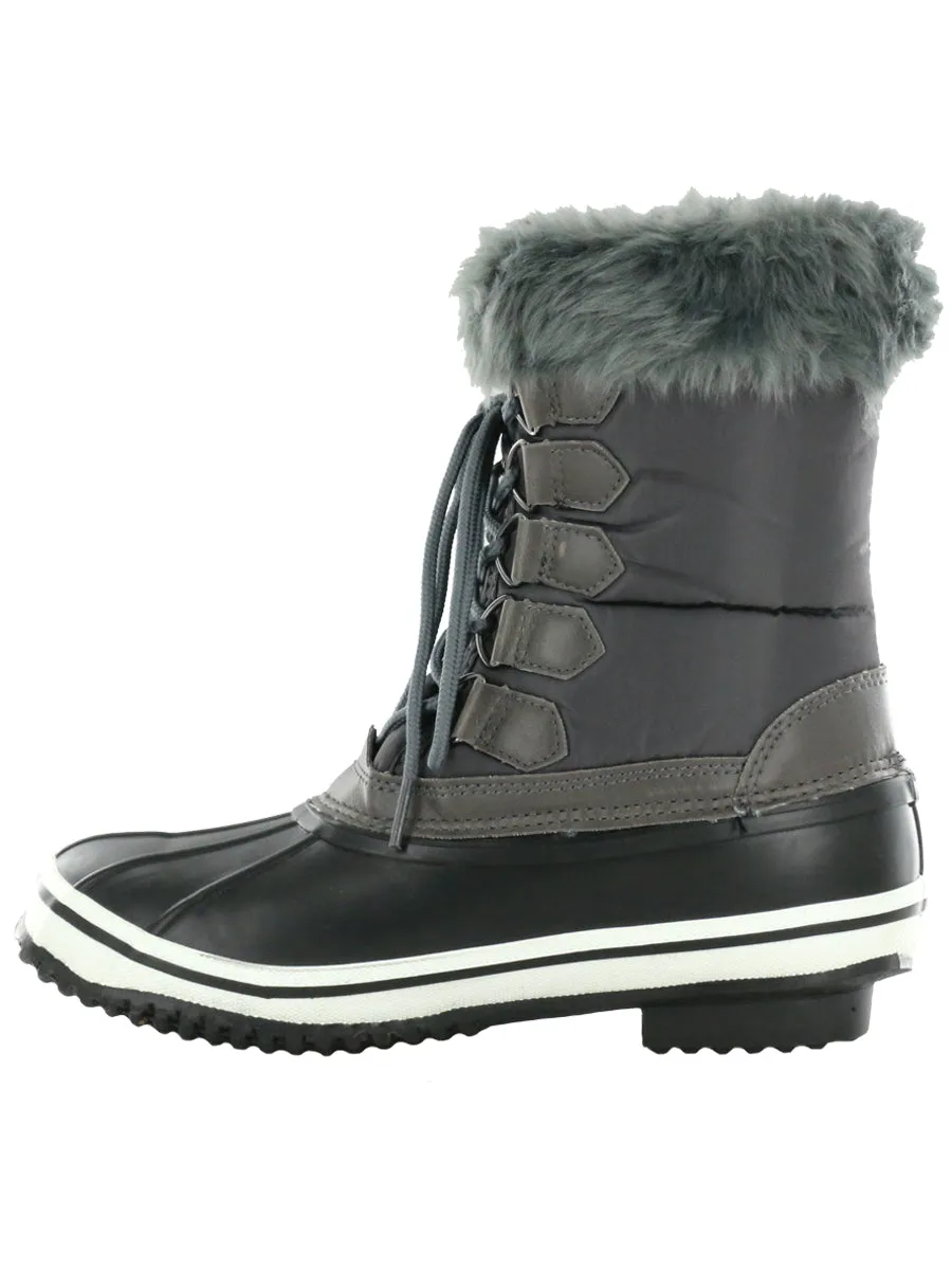 Nord Trail Women's Grace Charcoal 200g Thinsulate® Insulation Short Shaft Winter Snow Boot