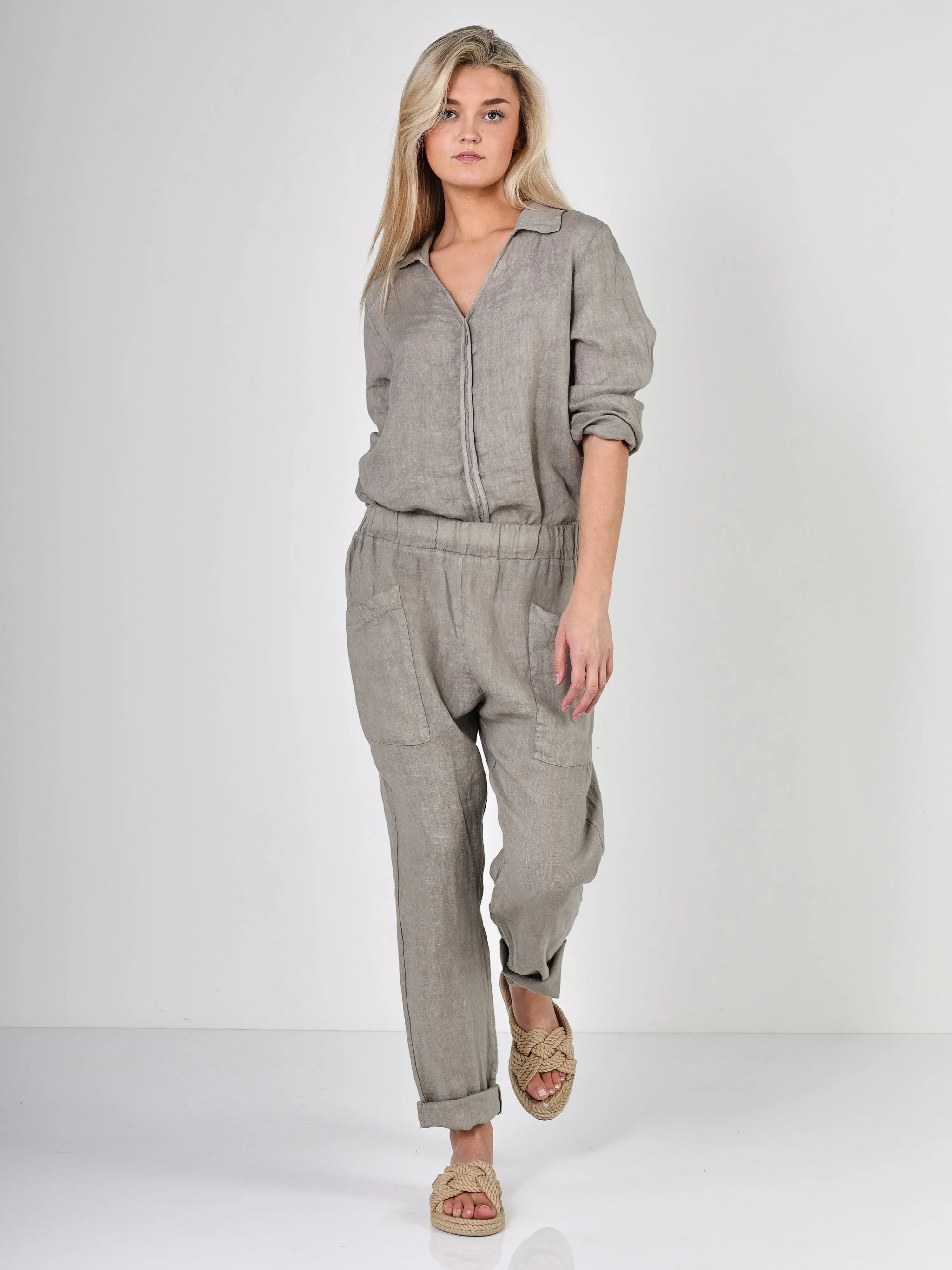 POLETTE trousers - Mud