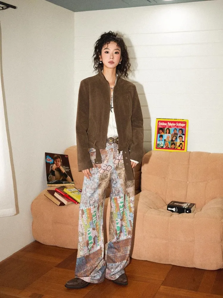 Printed casual pants【s0000010367】