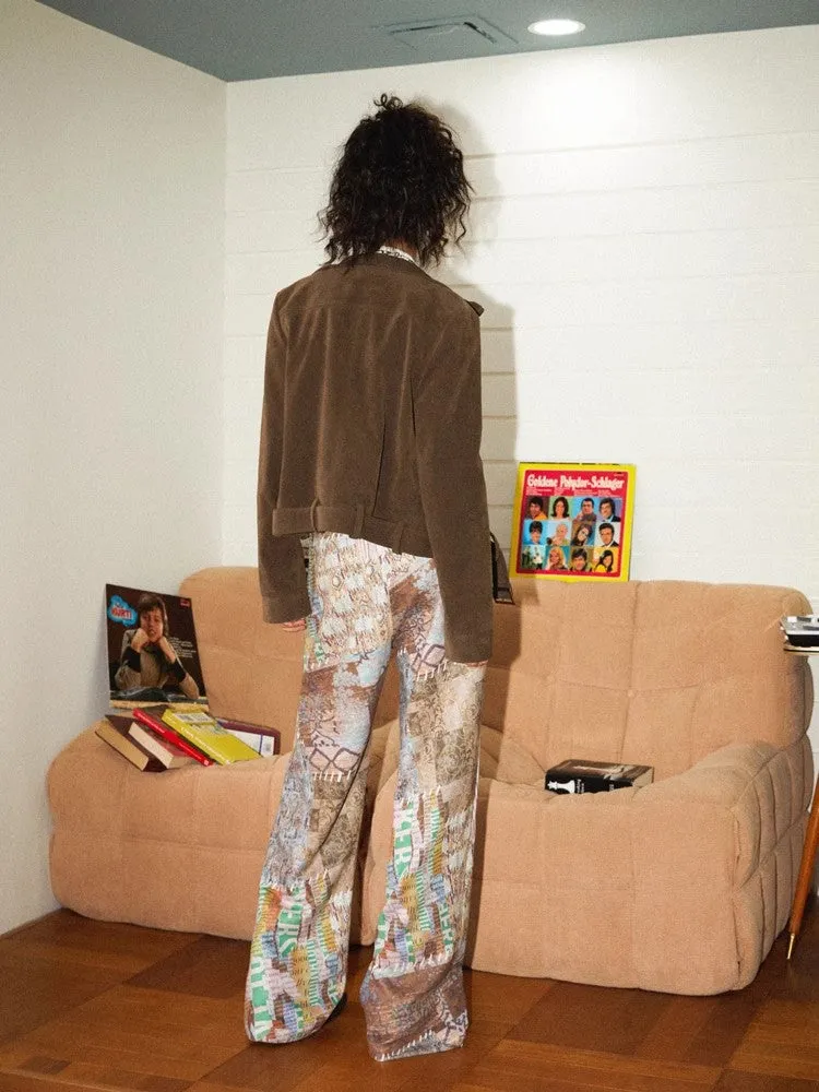 Printed casual pants【s0000010367】