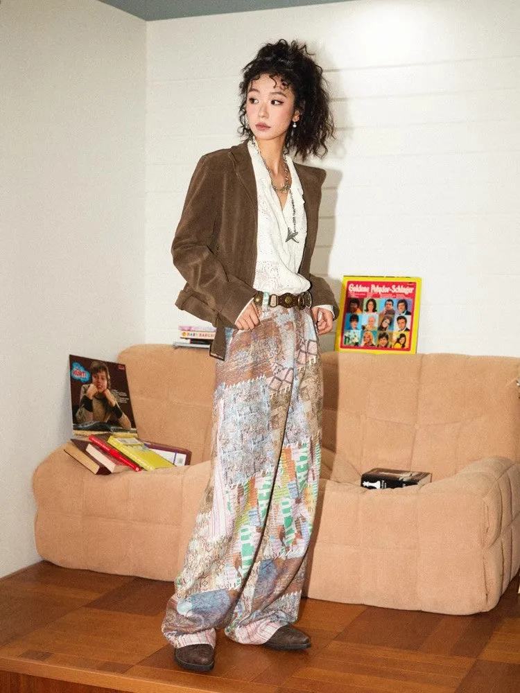 Printed casual pants【s0000010367】