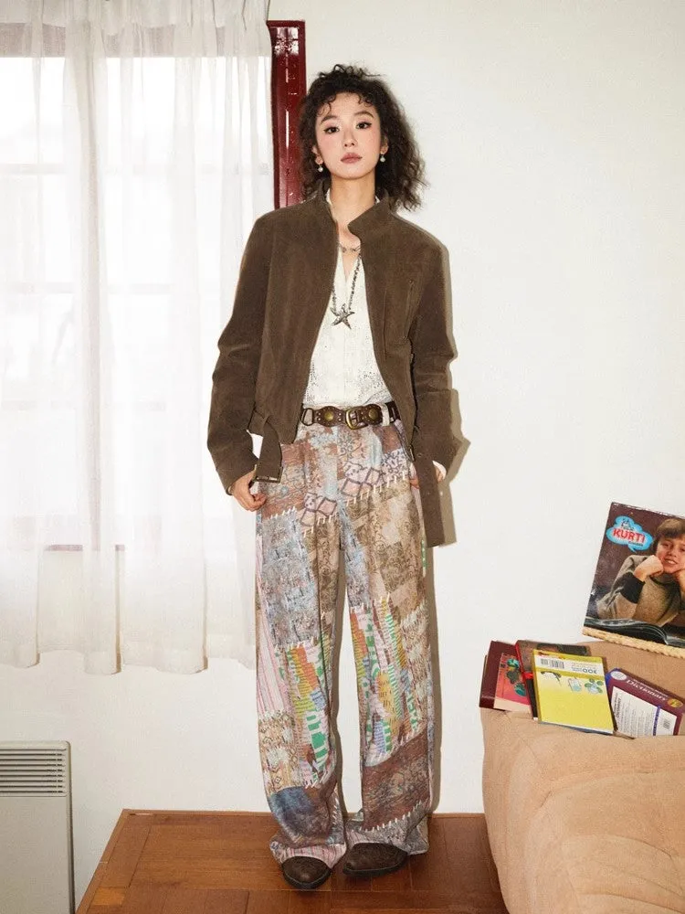 Printed casual pants【s0000010367】