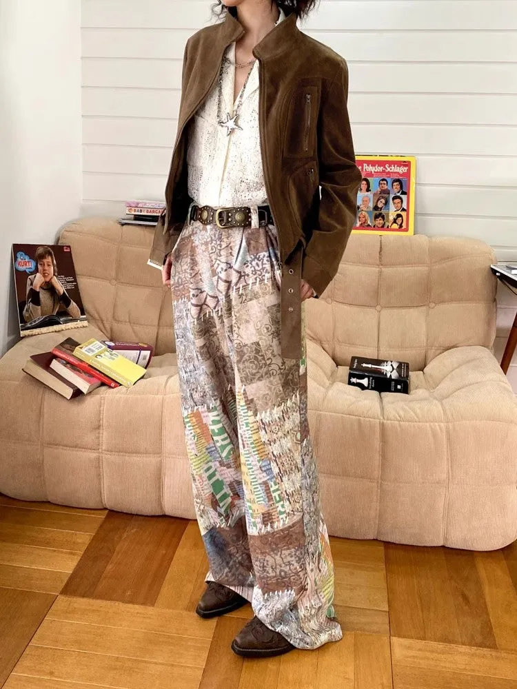 Printed casual pants【s0000010367】