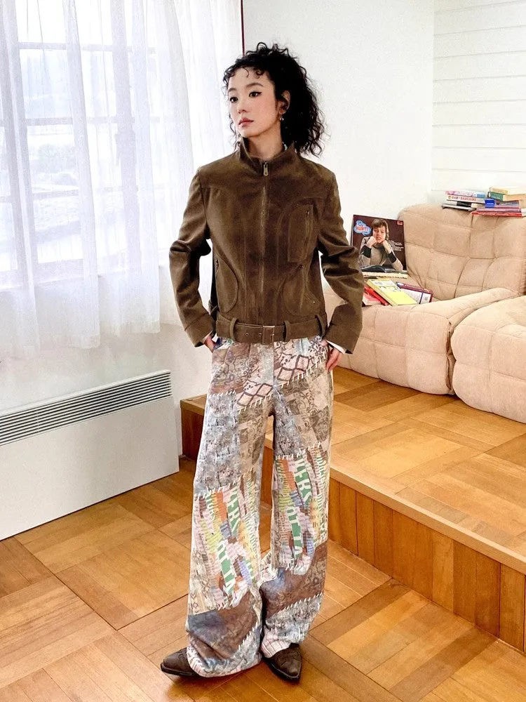 Printed casual pants【s0000010367】